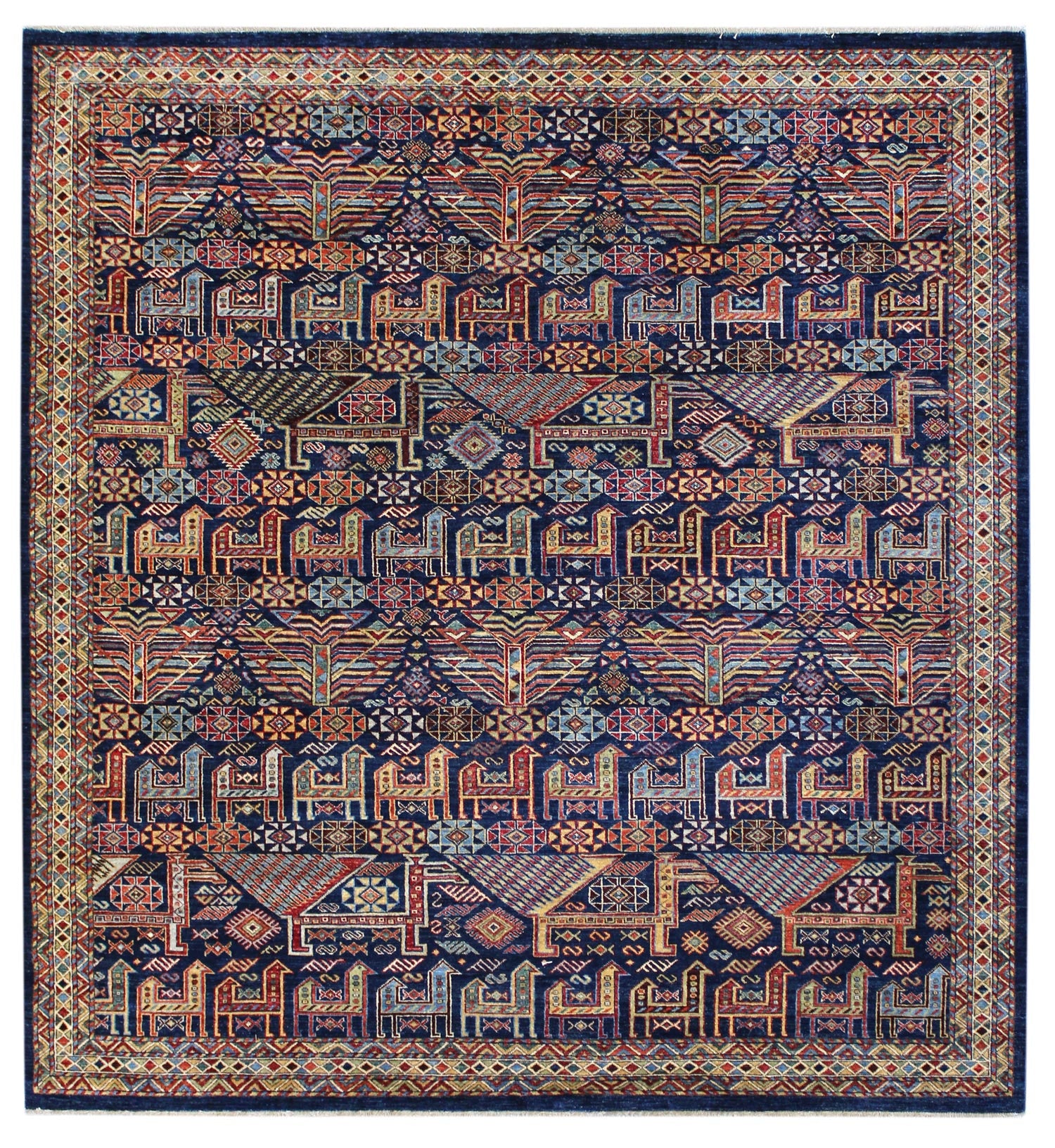 Akstafa Handwoven Tribal Rug