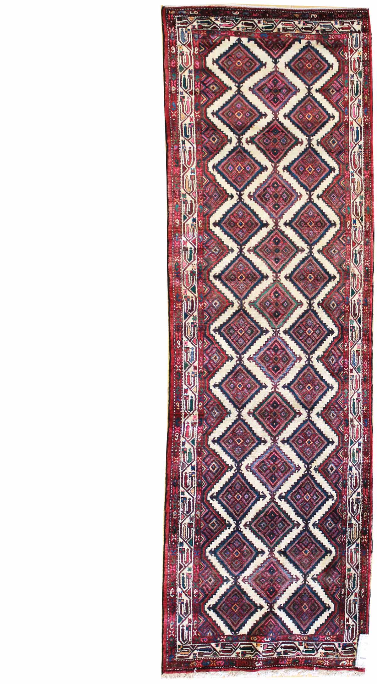 Vintage Hamadan Handwoven Tribal Rug