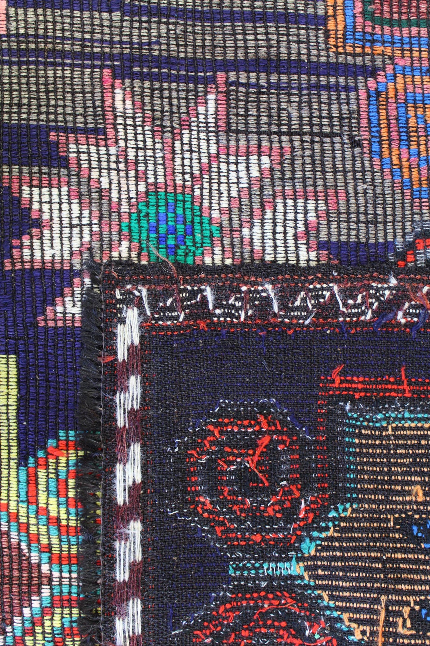 Vintage Jijim Handwoven Tribal Rug, J59077