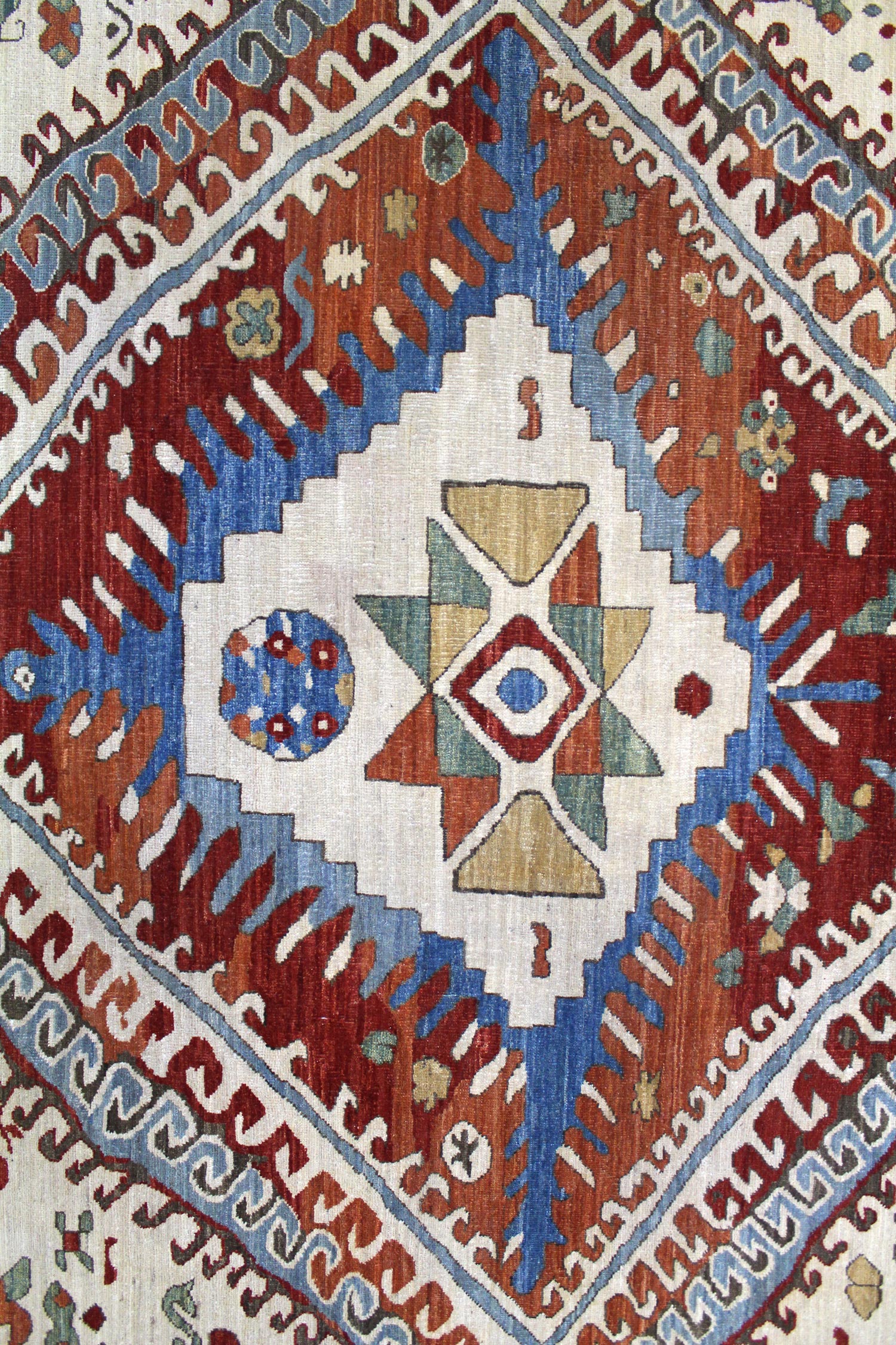 Kazak Handwoven Tribal Rug, J46689