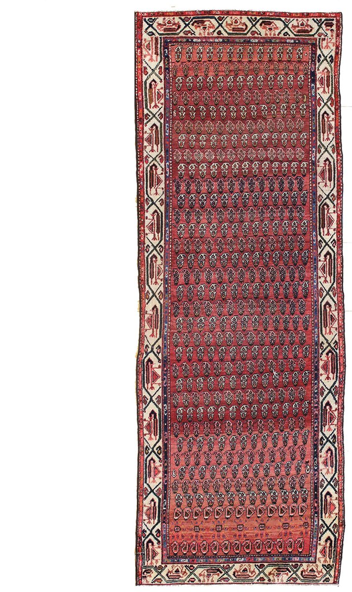 Antique Seraband Handwoven Tribal Rug