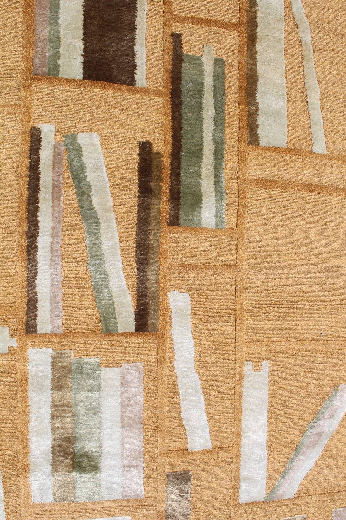 Bookshelves Handwoven Closeout Rug, J48146