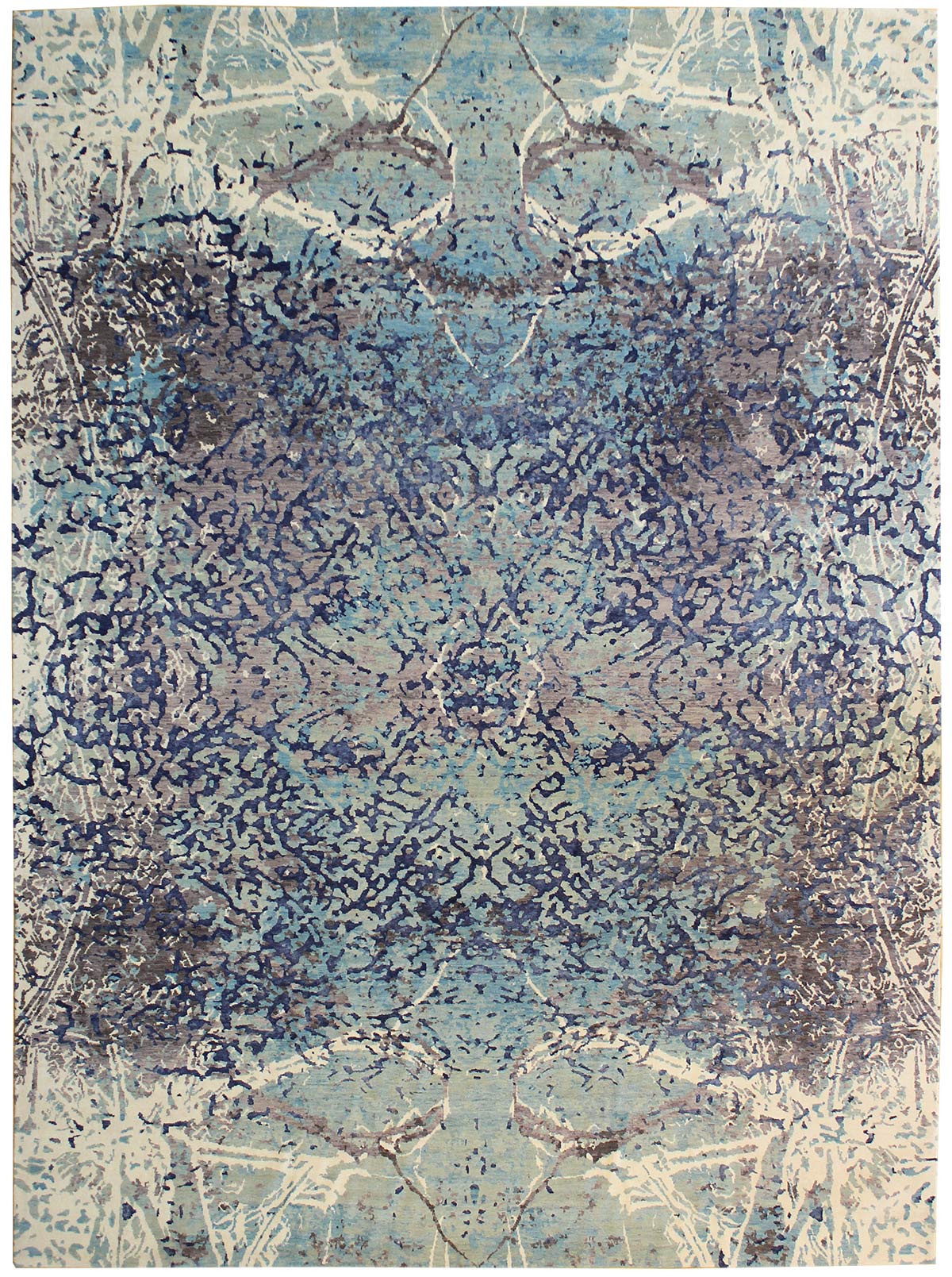 Boxes Handwoven Contemporary Rug