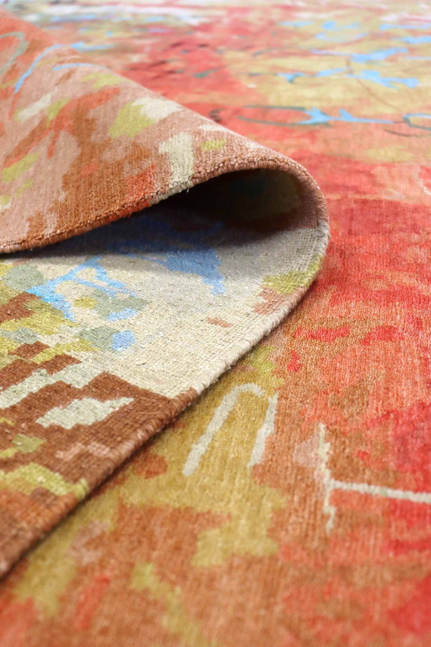 Red Dawn Handwoven Contemporary Rug, J65840