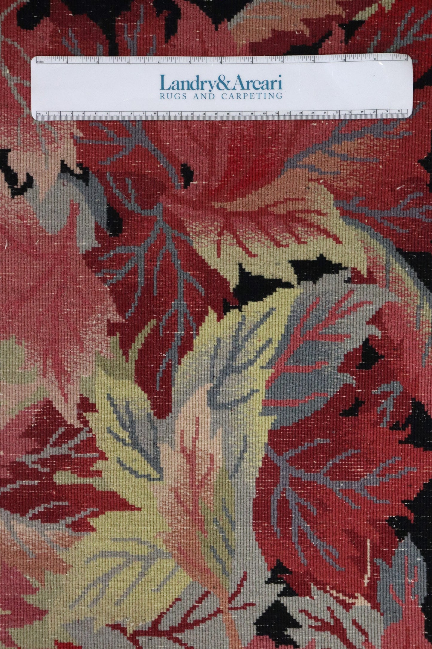 Vintage Art Deco Handwoven Traditional Rug, J67837