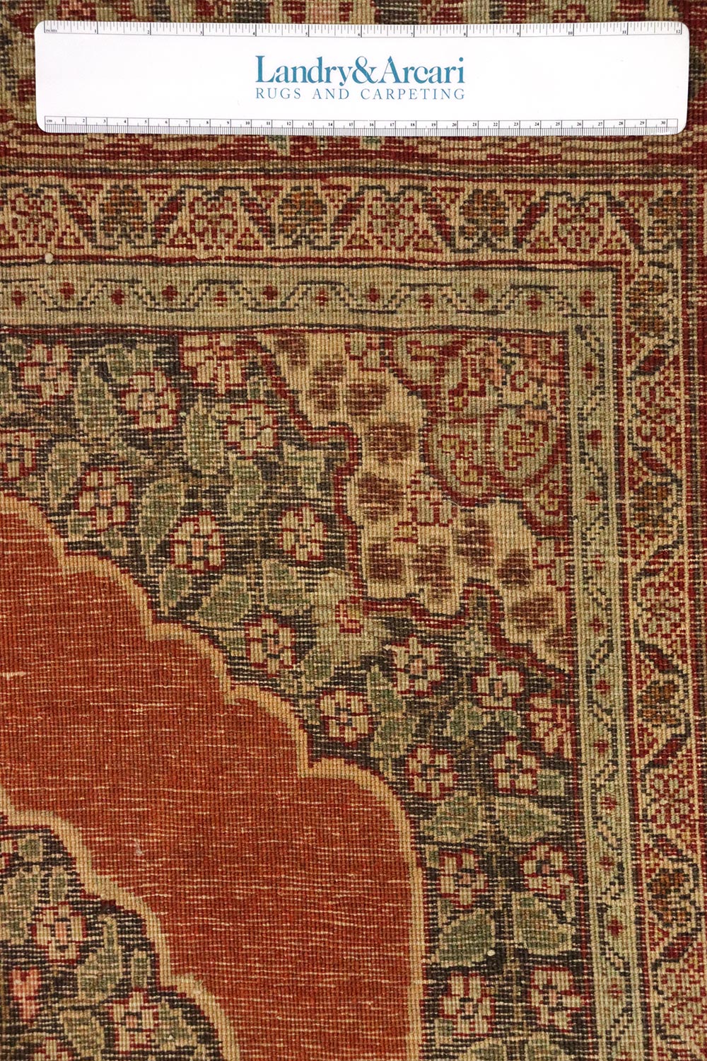 Antique Haji Jalili Tabriz Handwoven Traditional Rug, J65770