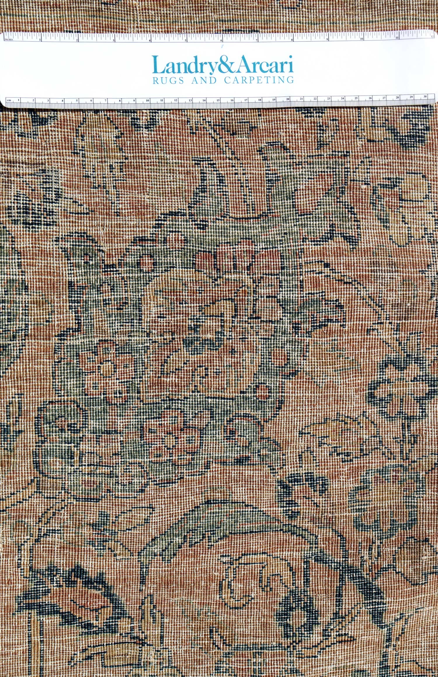 Antique Laristan Handwoven Traditional Rug, J62734