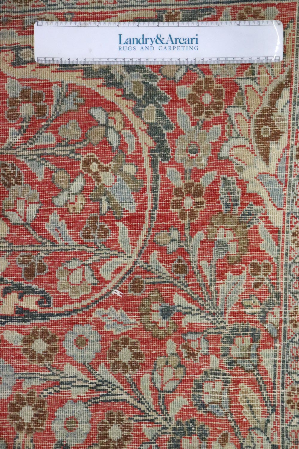Vintage Mashad Handwoven Traditional Rug, J67704