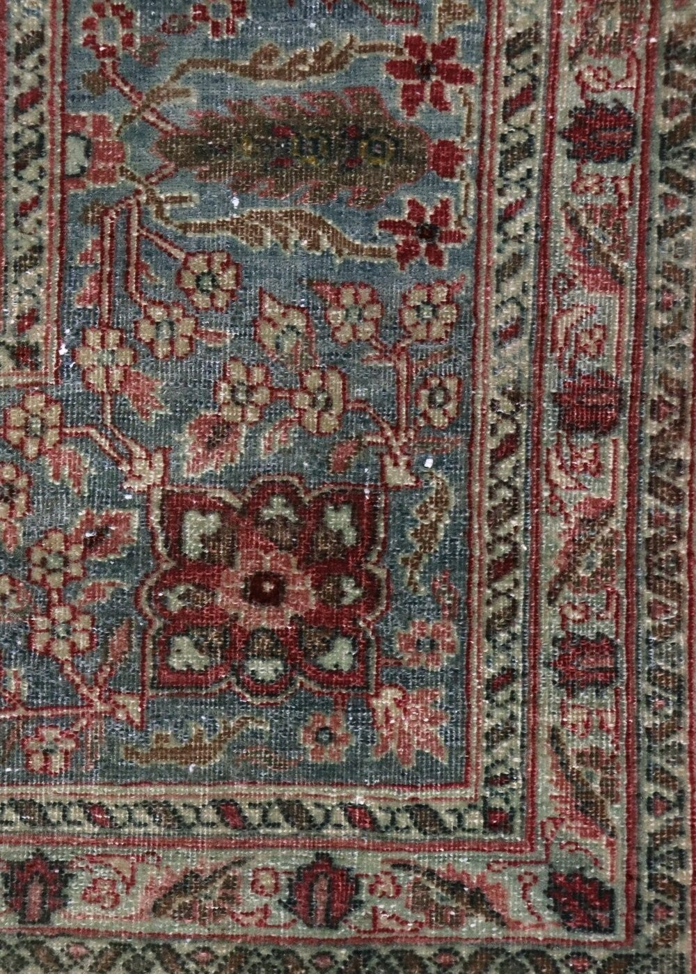 Vintage Tabriz Handwoven Traditional Rug, J68111