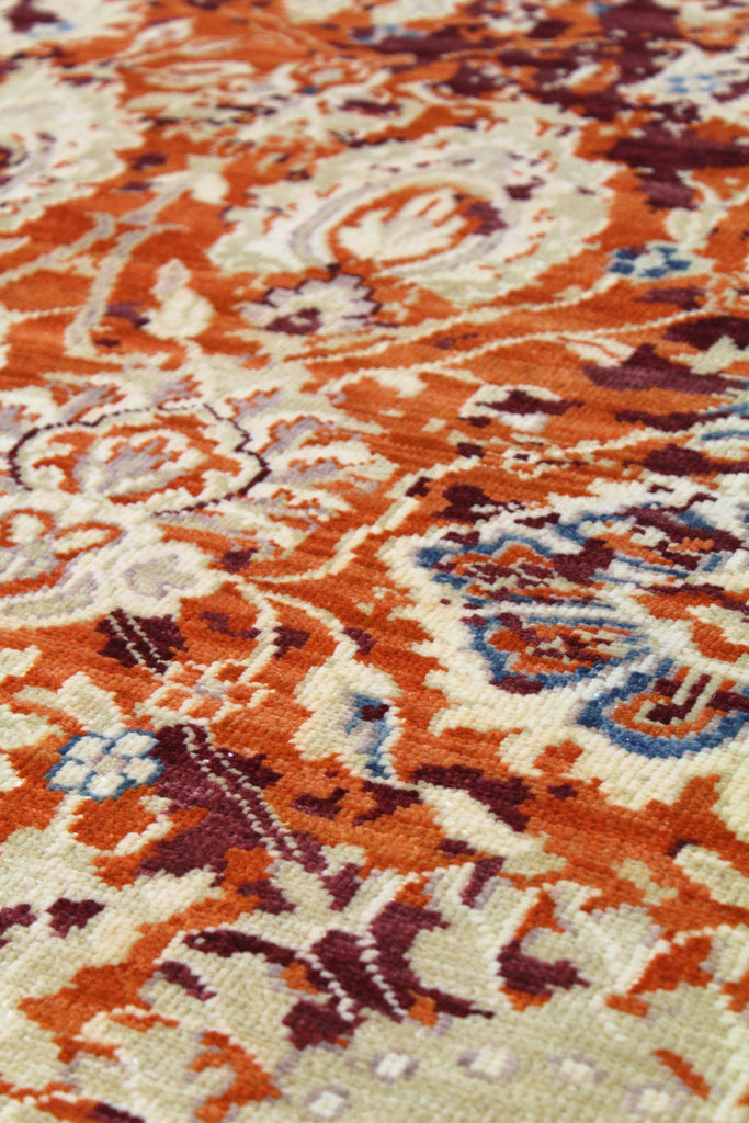 Erased Agra Handwoven Transitional Rug Landry & Arcari