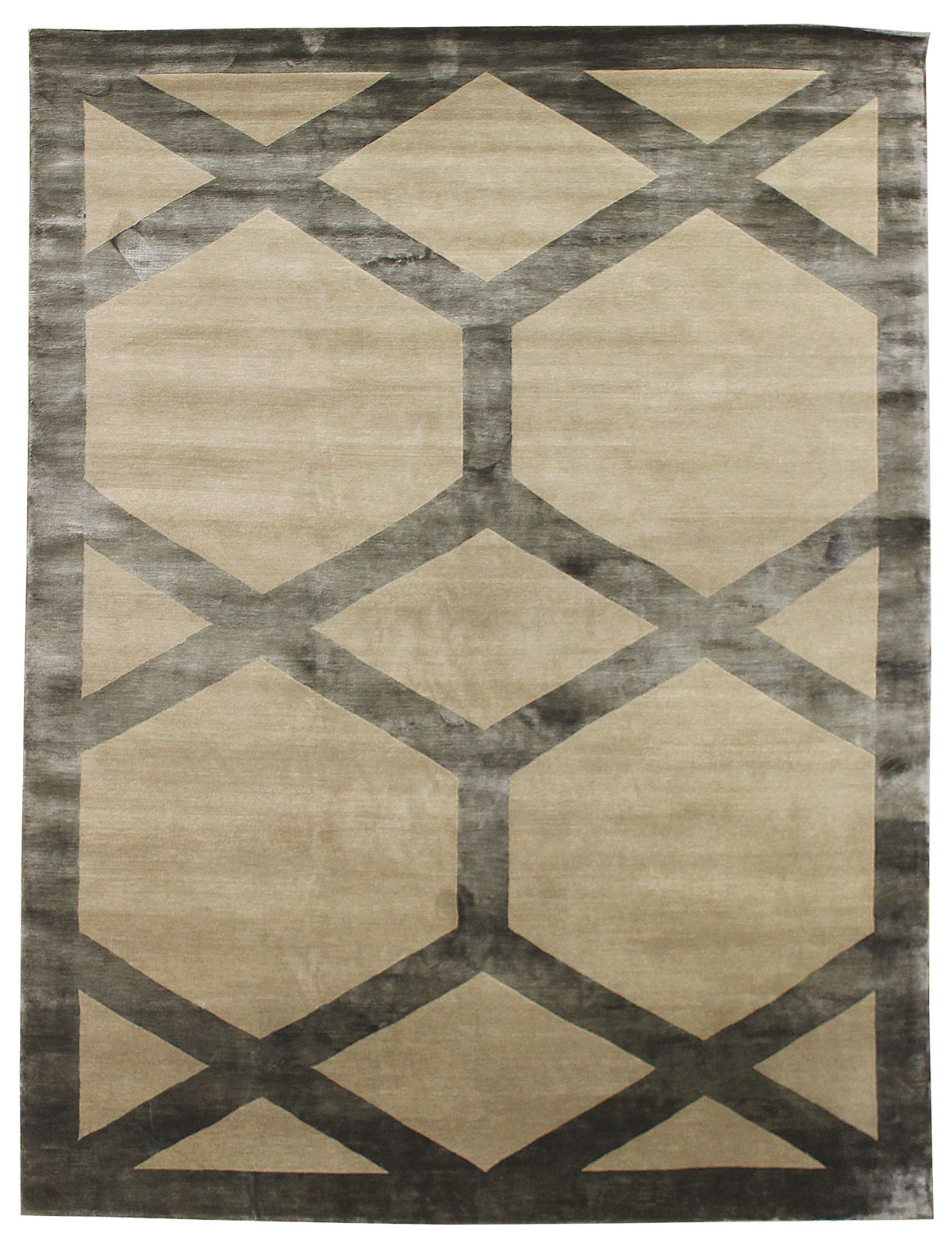 Hexagon Handwoven Transitional Rug