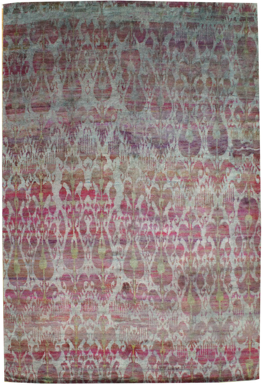 Ikat Handwoven Transitional Rug