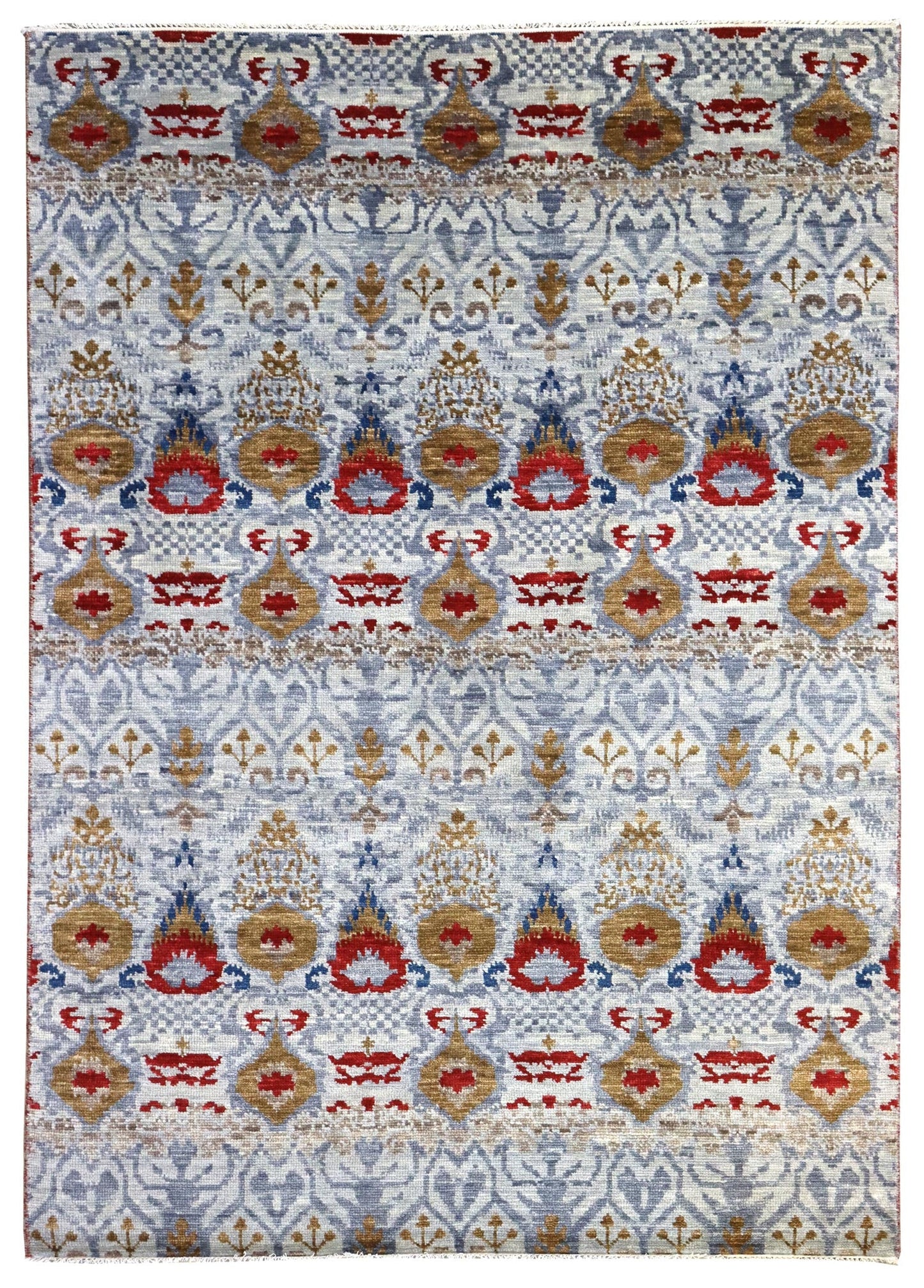Ikat Handwoven Transitional Rug