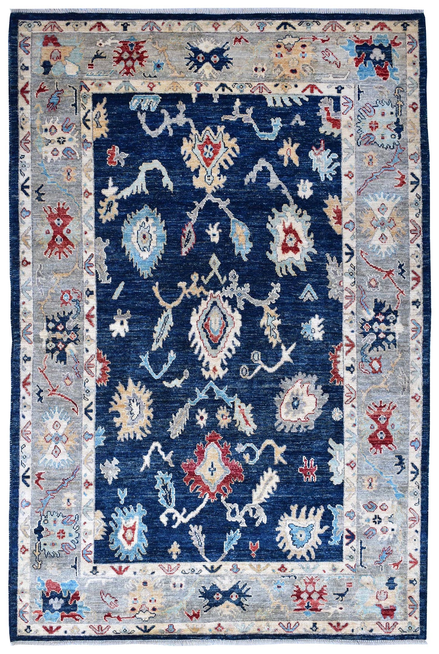 Oushak Handwoven Transitional Rug