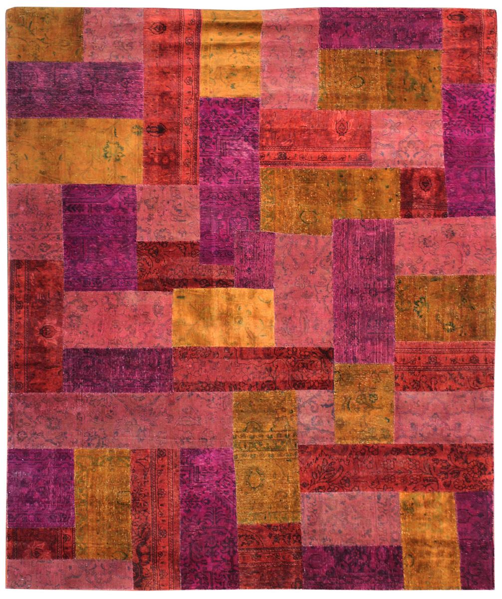Patchwork Handwoven Transitional Rug