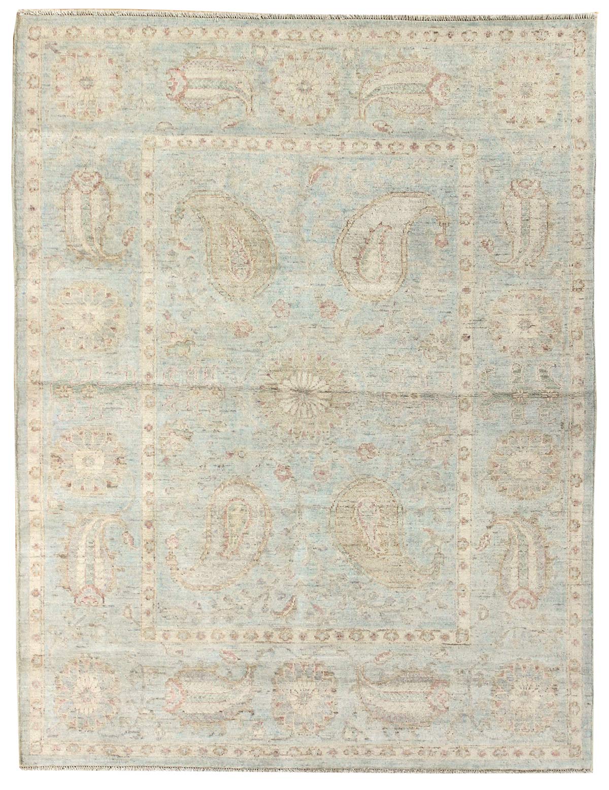 Suzani Handwoven Transitional Rug