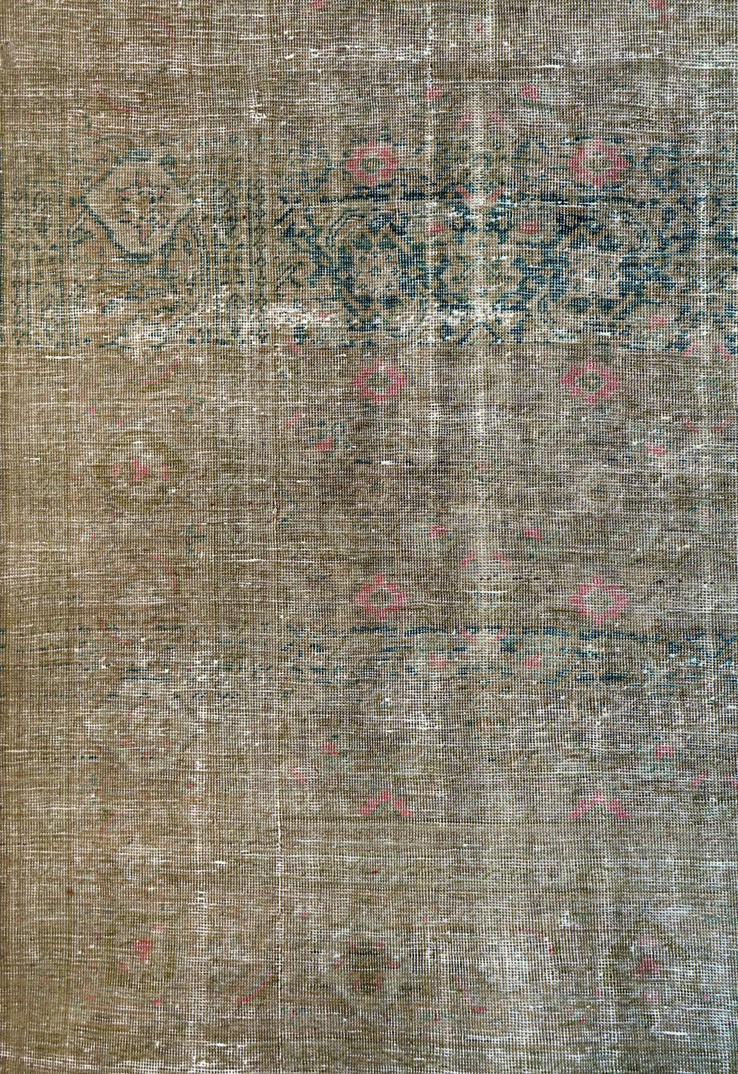Vintage Tabriz Handwoven Transitional Rug, J68390