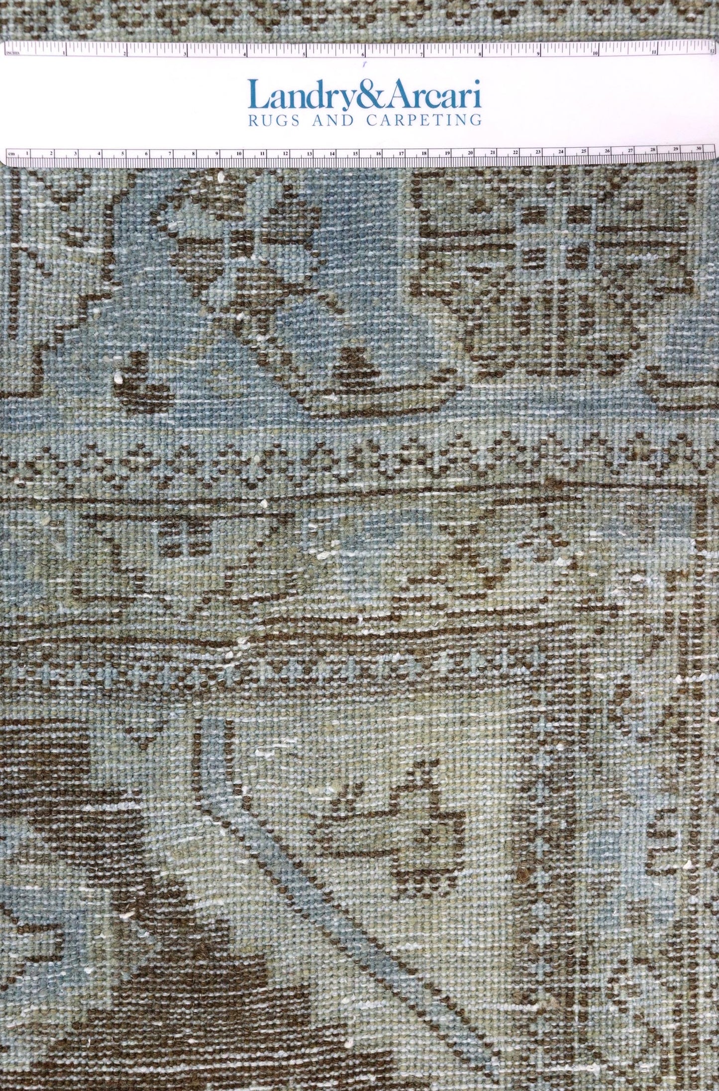 Vintage Veece Handwoven Transitional Rug, J65315