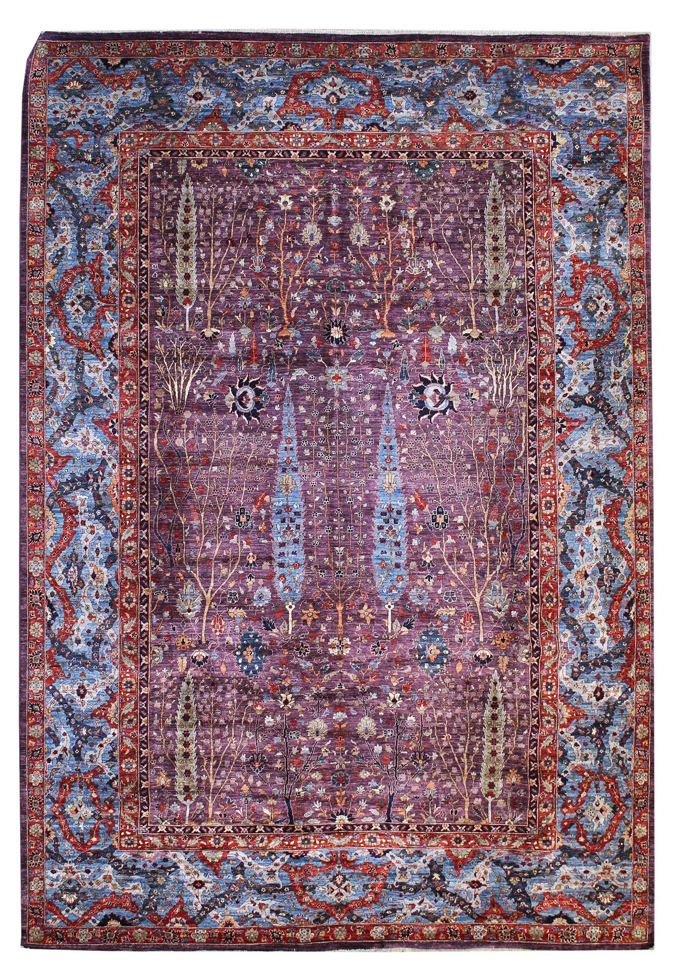 Bakshaish Cypress Handwoven Tribal Rug