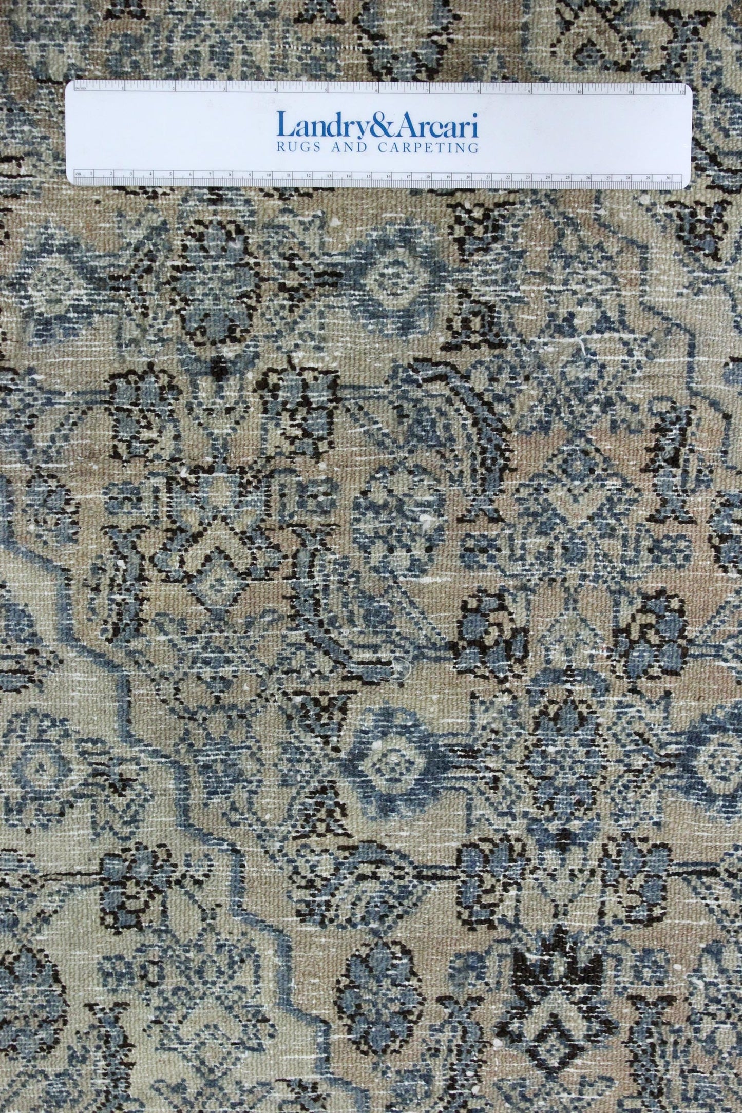 Vintage Bibikabad Handwoven Tribal Rug, J68971
