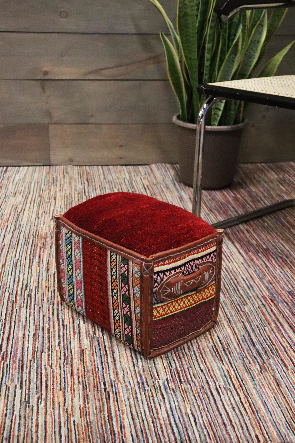 Foot Rest Ottoman Ottoman Tribal Rug
