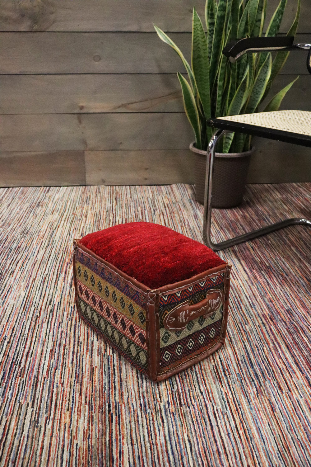 Foot Rest Ottoman Ottoman Tribal Rug
