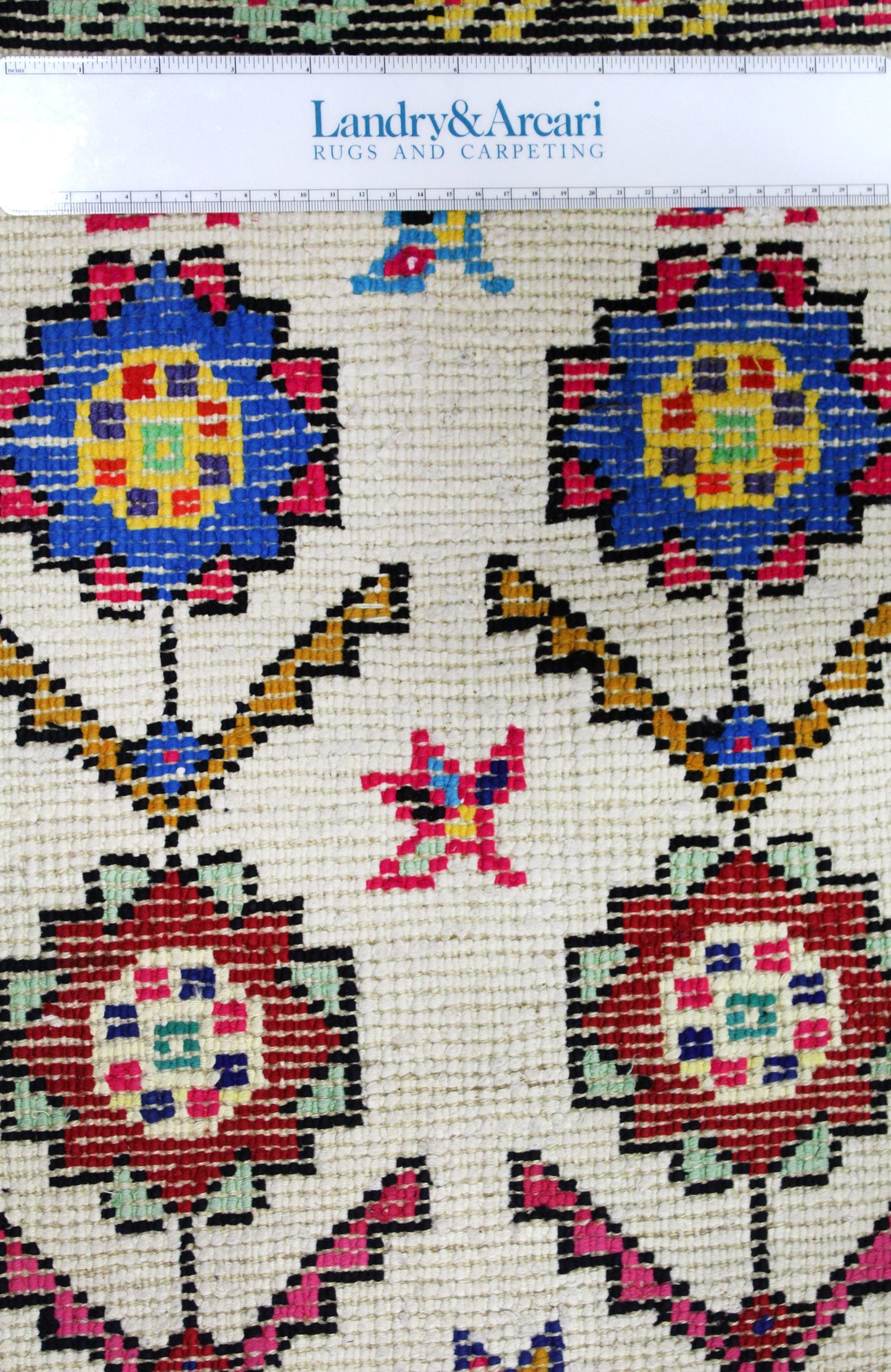 Vintage Herki Handwoven Tribal Rug, J64612