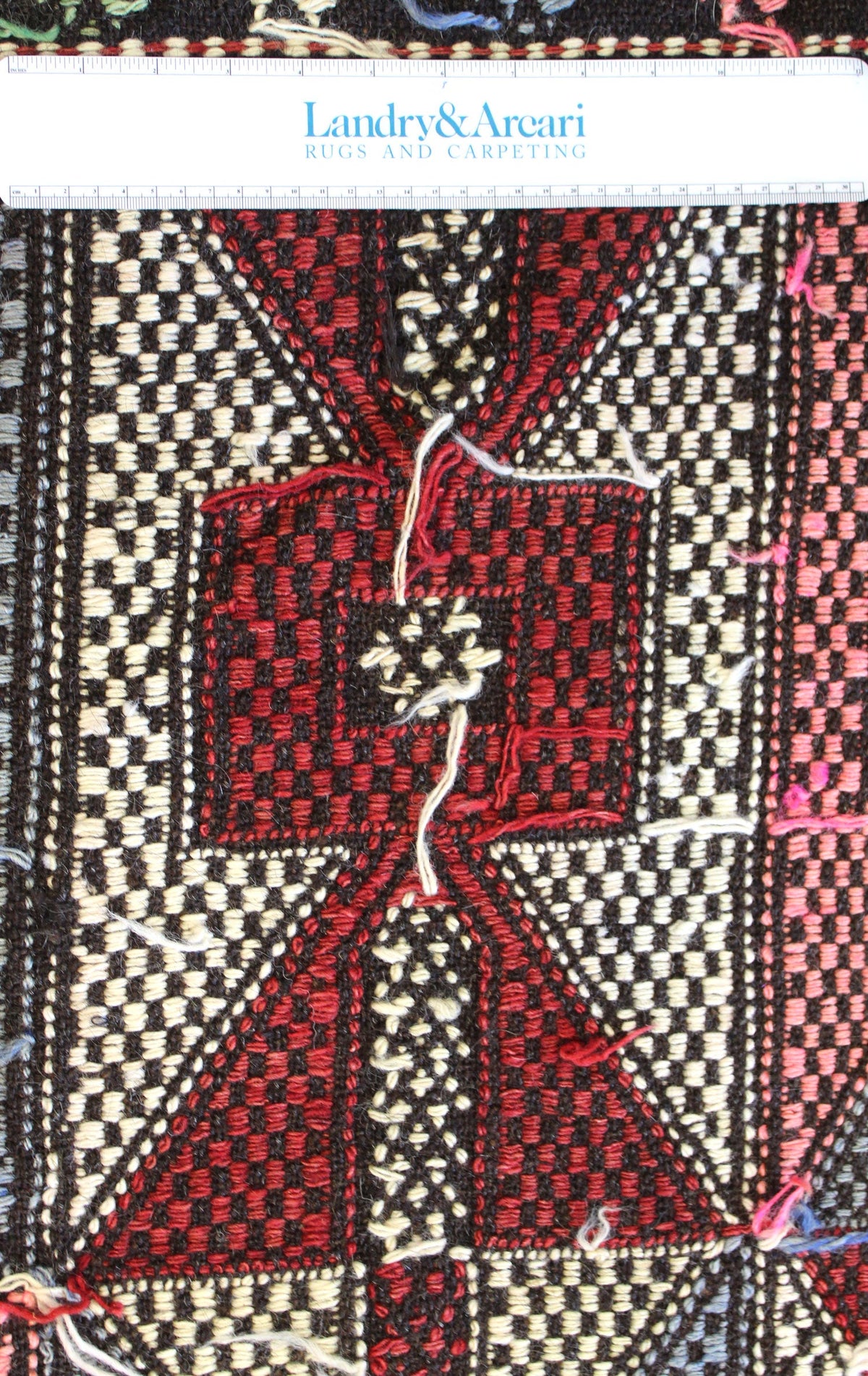 Vintage Jijim Handwoven Tribal Rug, J64697