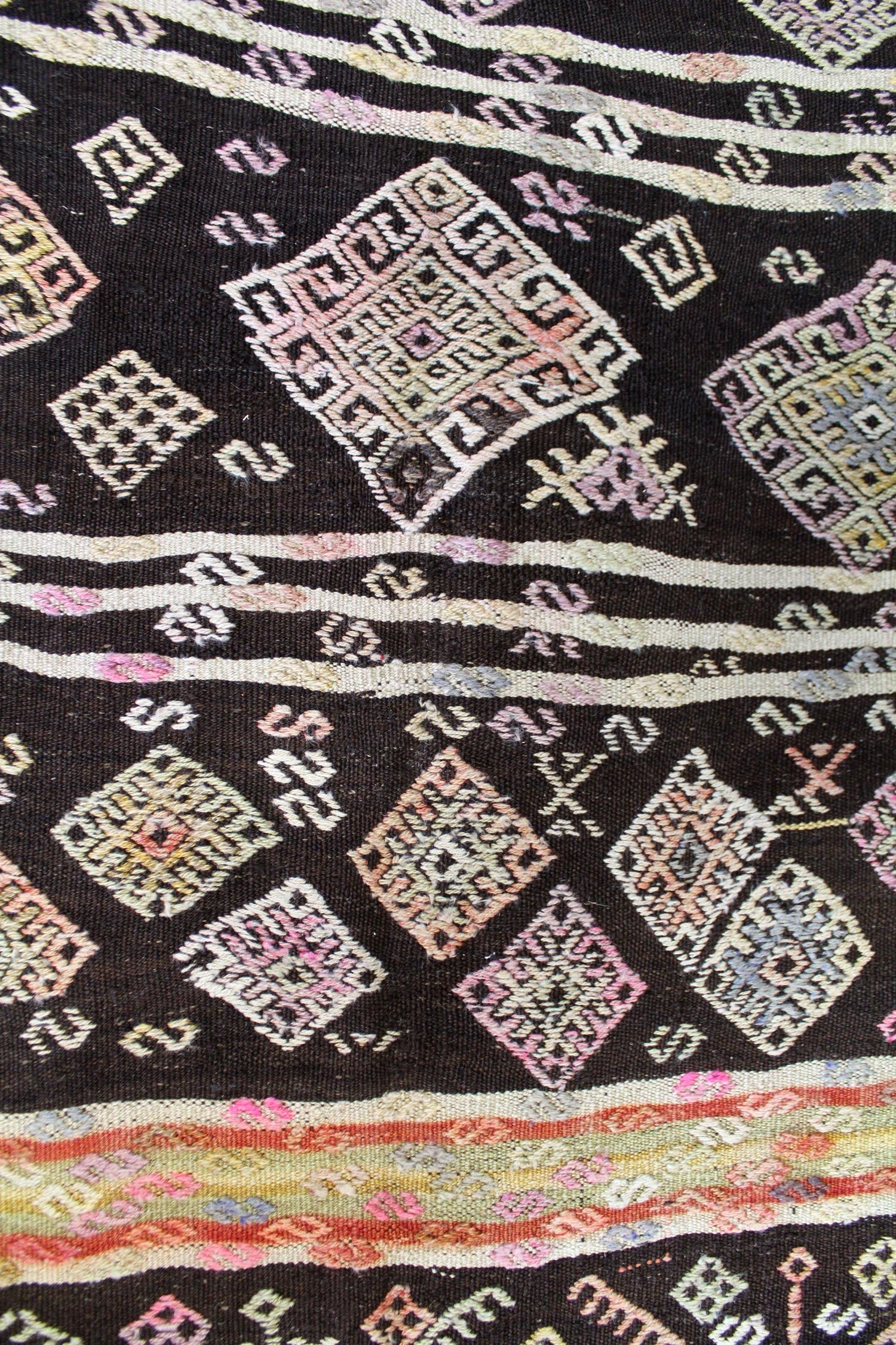 Vintage Jijim Handwoven Tribal Rug, J64804