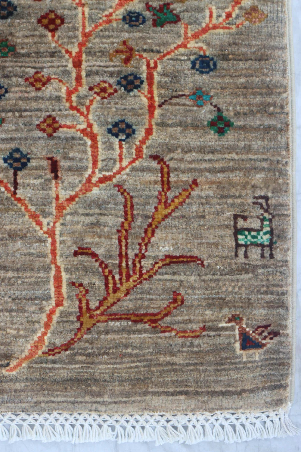 Luri Trees Handwoven Tribal Rug, J63780