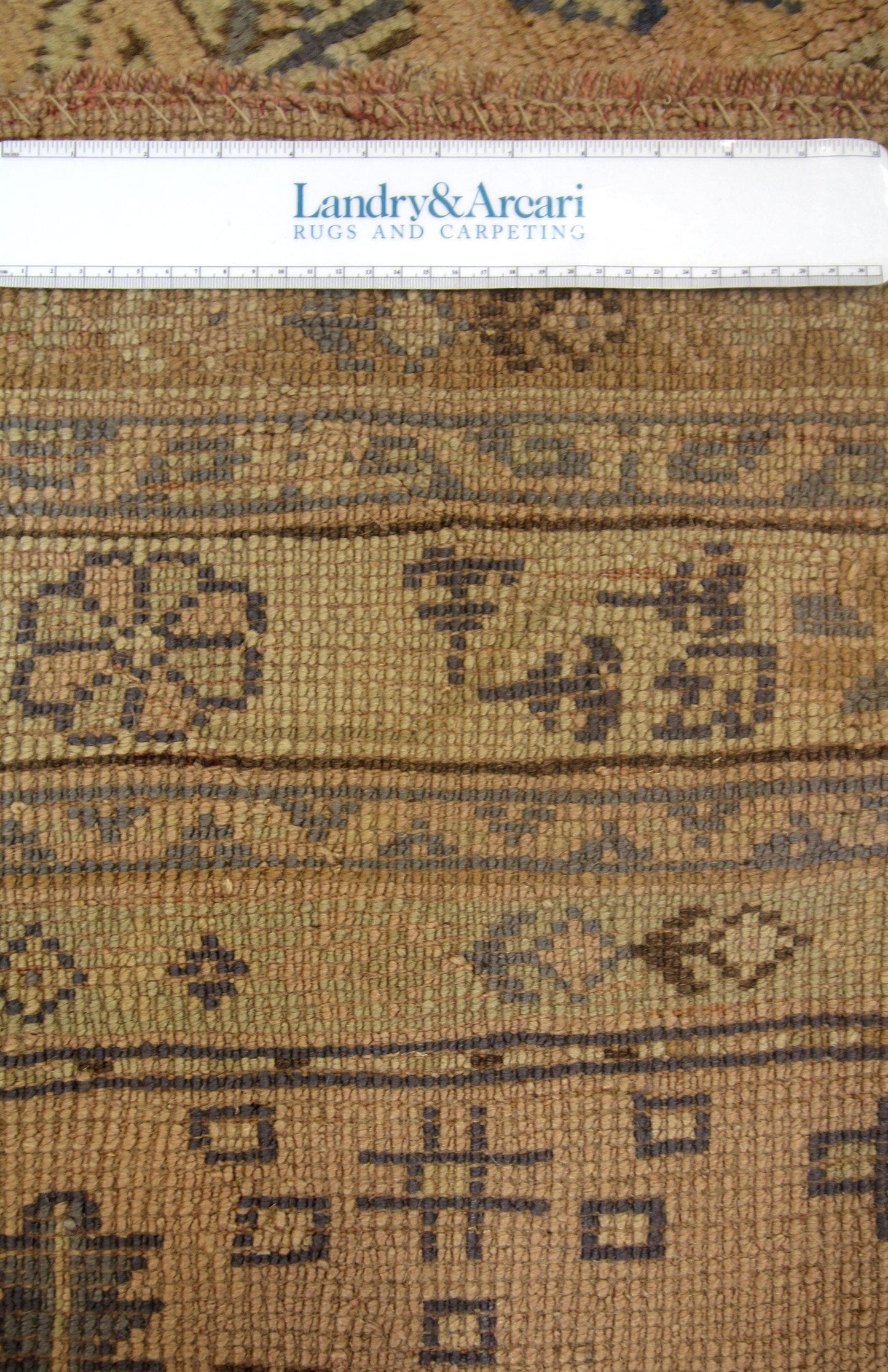 Vintage Oushak Handwoven Tribal Rug, J63638