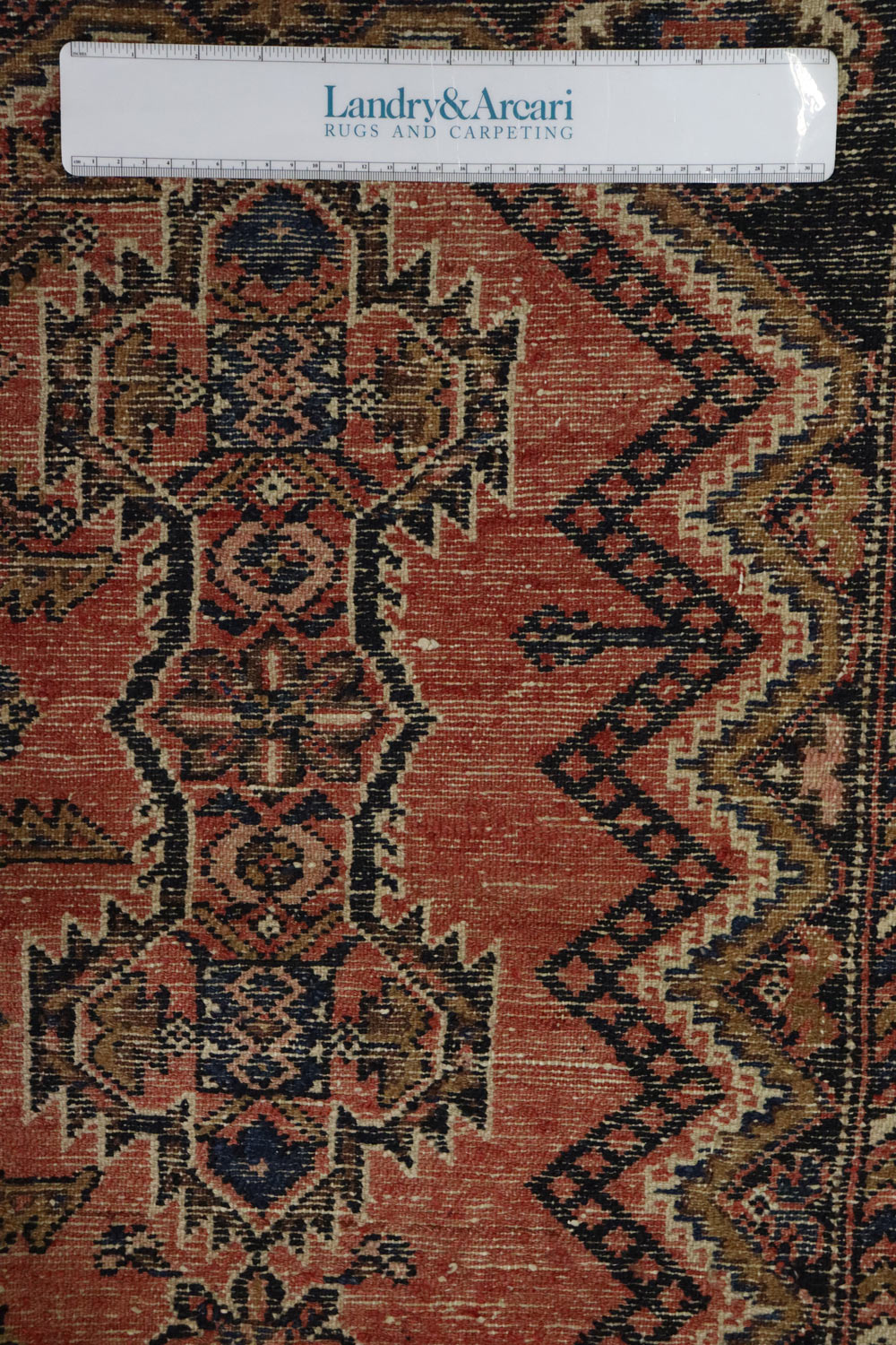 Antique Serriband Handwoven Tribal Rug, J67860