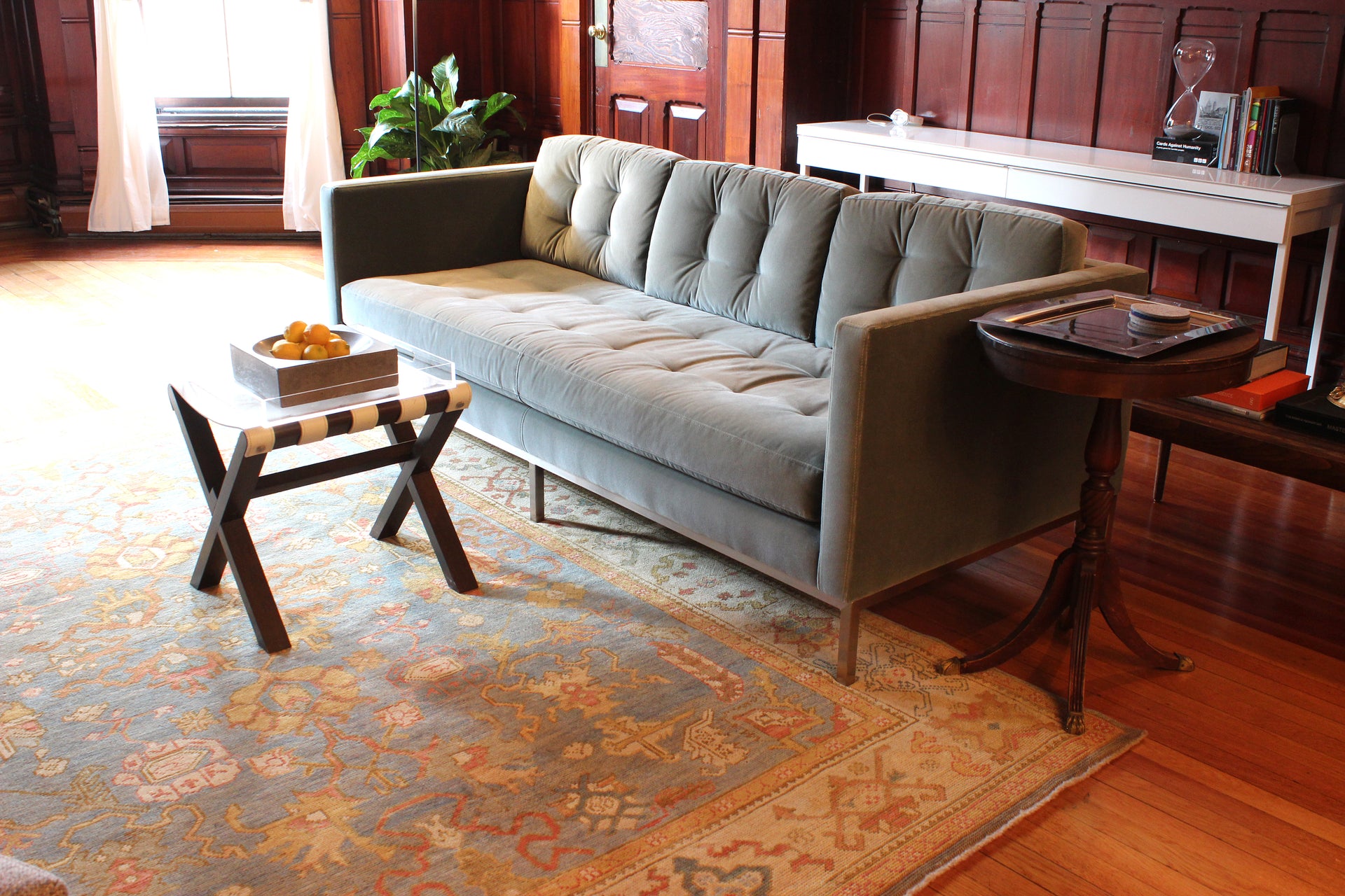 A Chicago Connection and an Oushak Rug