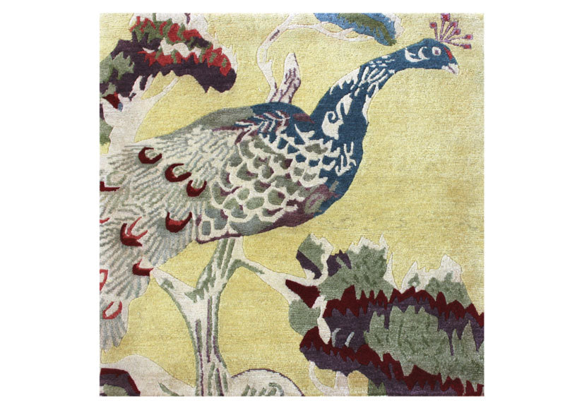 Custom Rugs: The Peacock