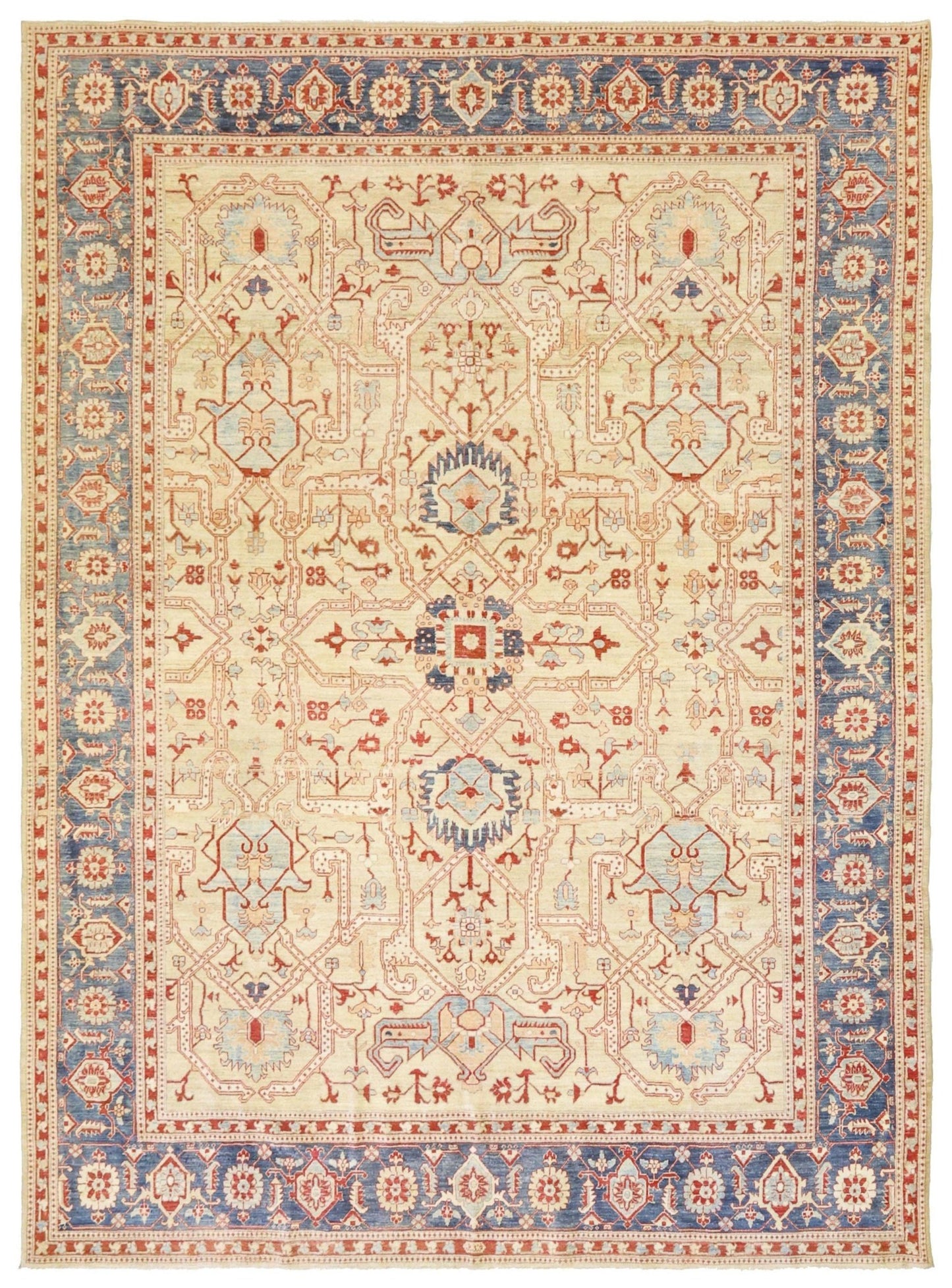 Vintage Serapi Handwoven Tribal Rug, 44968