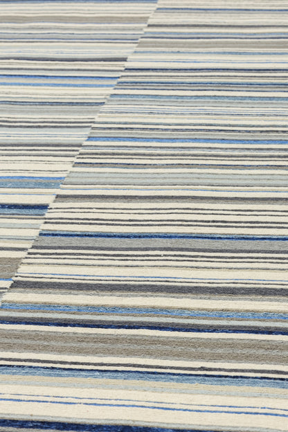 Stripe Soumak Handwoven Contemporary Rug, J80761