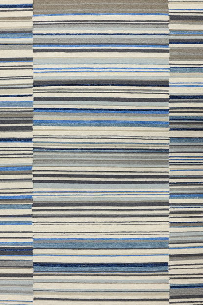 Stripe Soumak Handwoven Contemporary Rug, J80761
