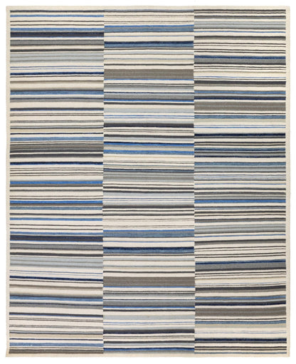 Stripe Soumak Handwoven Contemporary Rug, J80761
