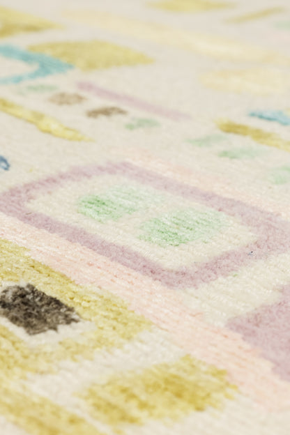 Goan Handwoven Contemporary Rug, J88508