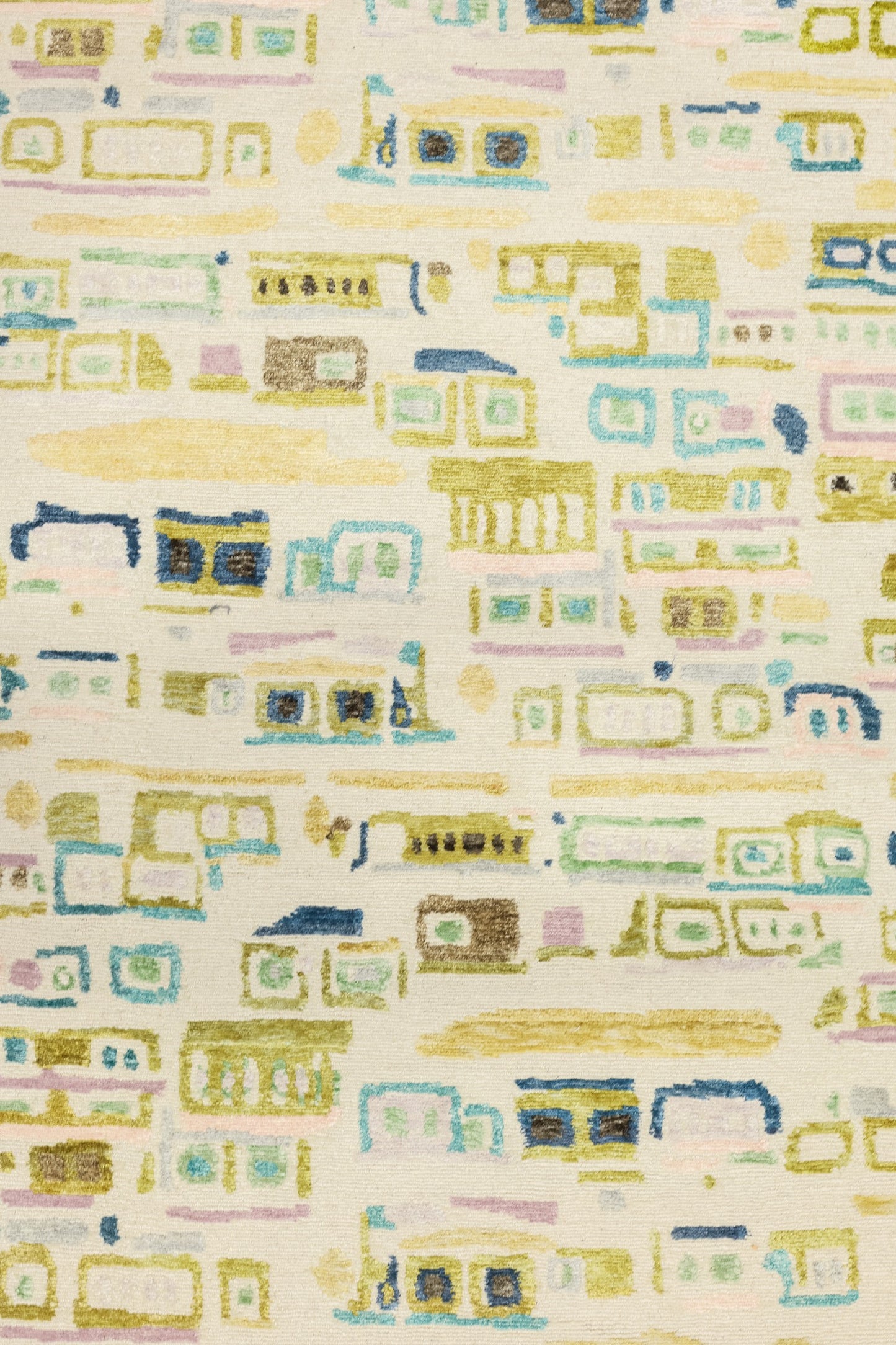 Goan Handwoven Contemporary Rug, J88508