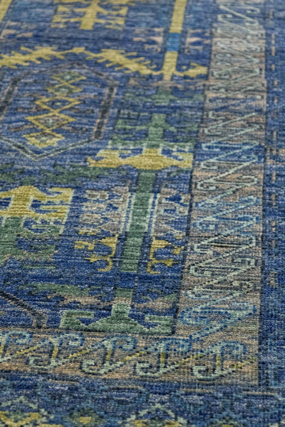 Baluchi Abrash Handwoven Tribal Rug, J87751