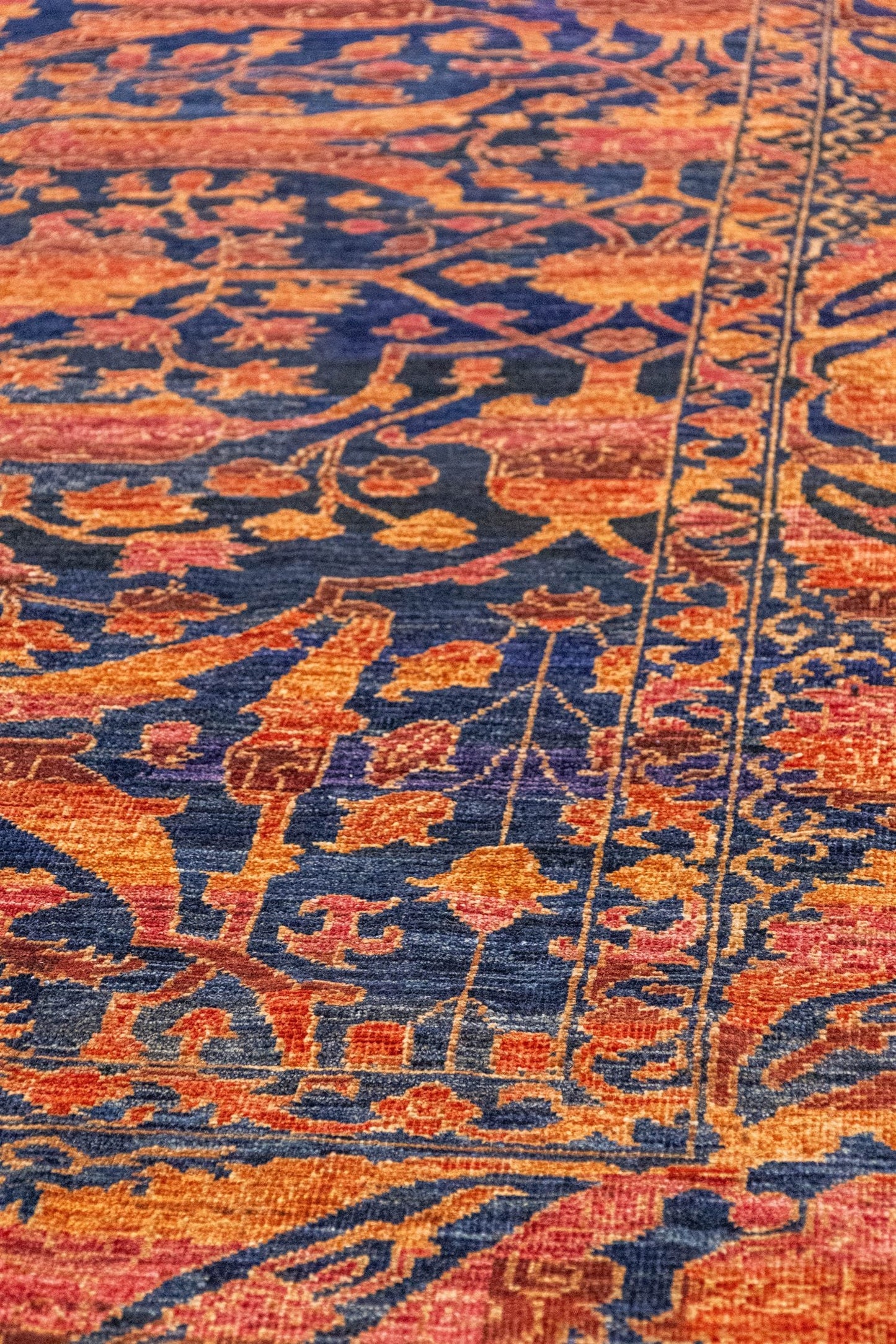 Garous Abrash Handwoven Tribal Rug, J87752