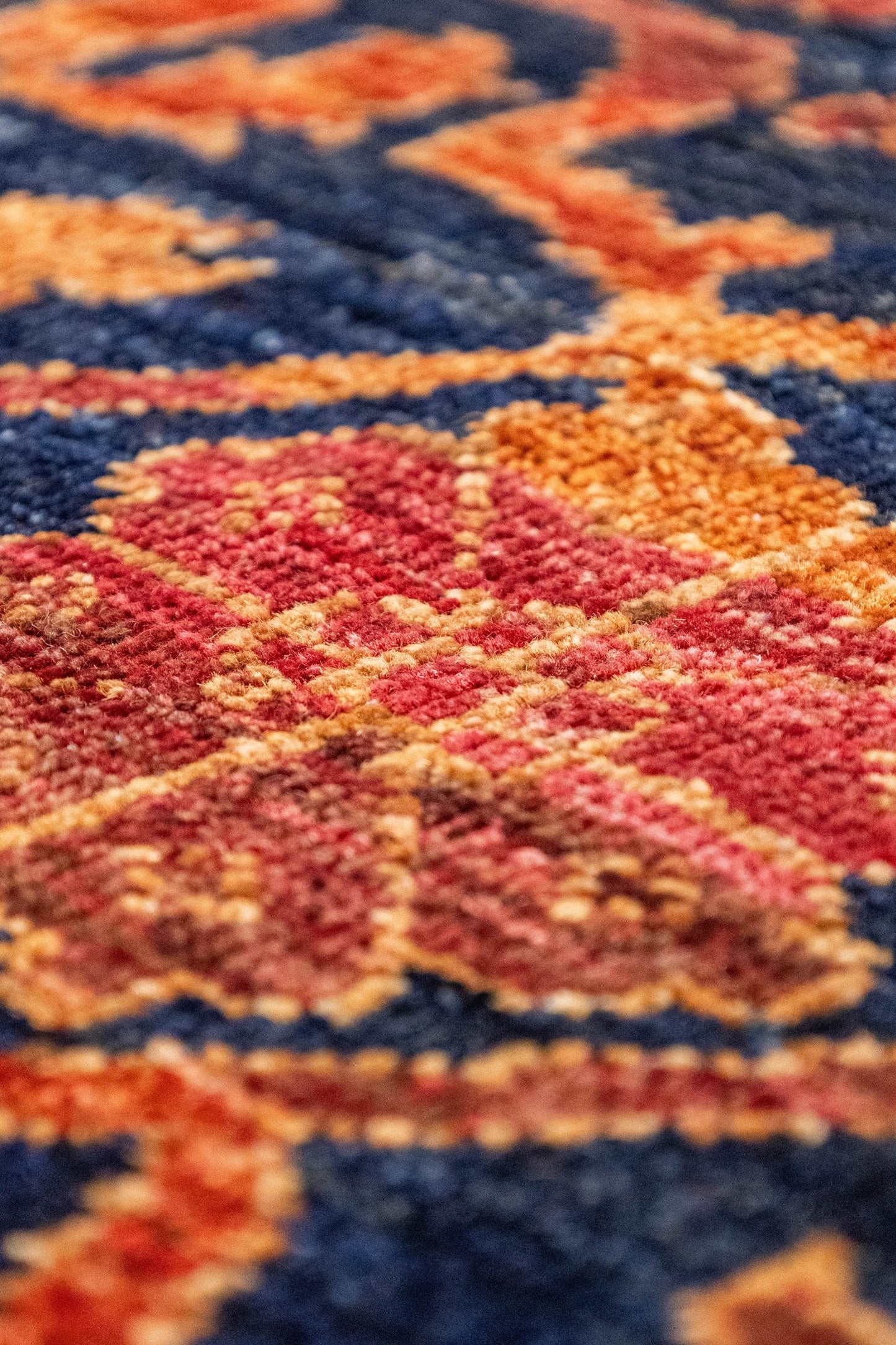 Garous Abrash Handwoven Tribal Rug, J87752