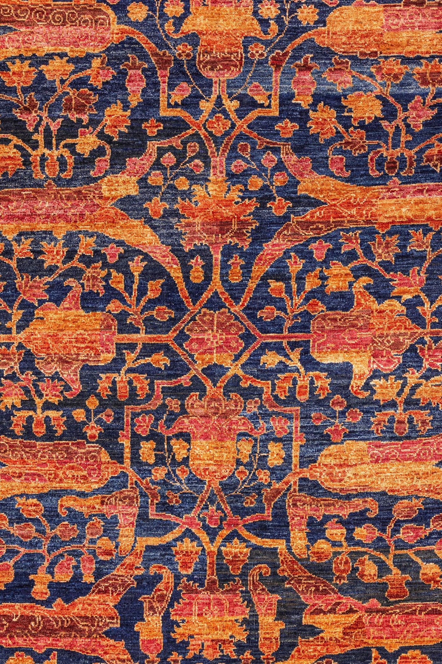 Garous Abrash Handwoven Tribal Rug, J87752