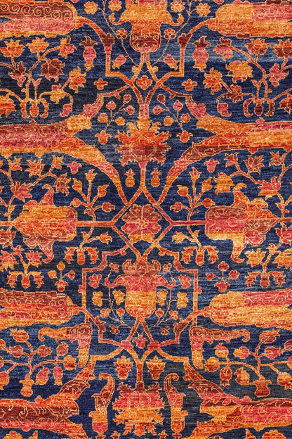 Garous Abrash Handwoven Tribal Rug, J87752