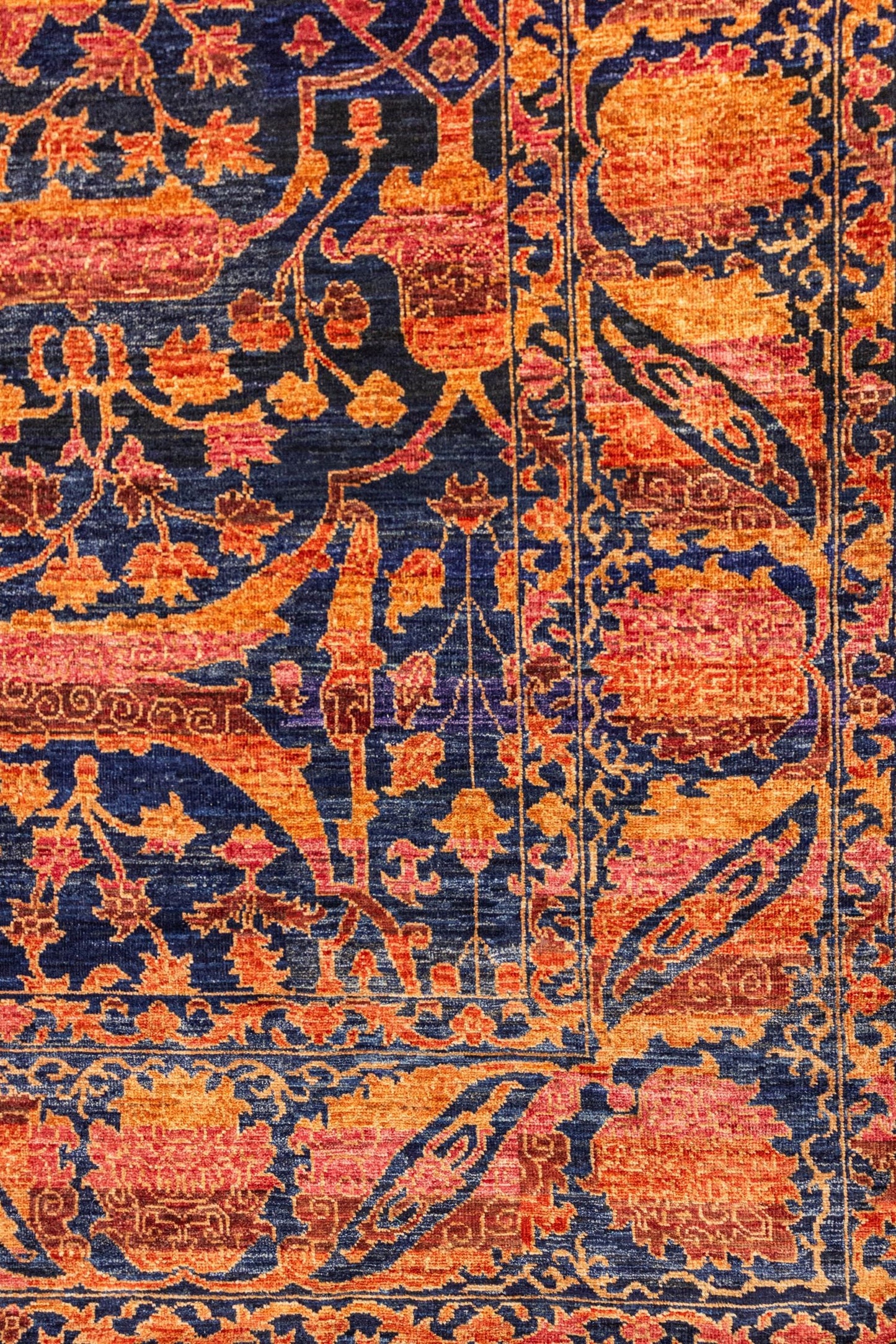 Garous Abrash Handwoven Tribal Rug, J87752