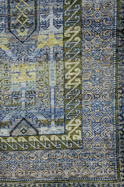 Baluchi Abrash Handwoven Tribal Rug, J87753