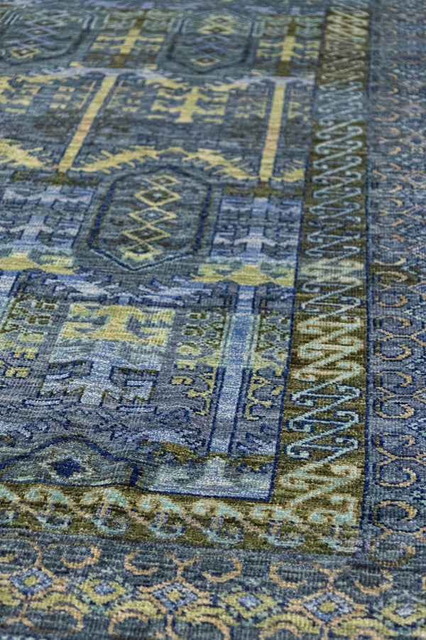 Baluchi Abrash Handwoven Tribal Rug, J87754