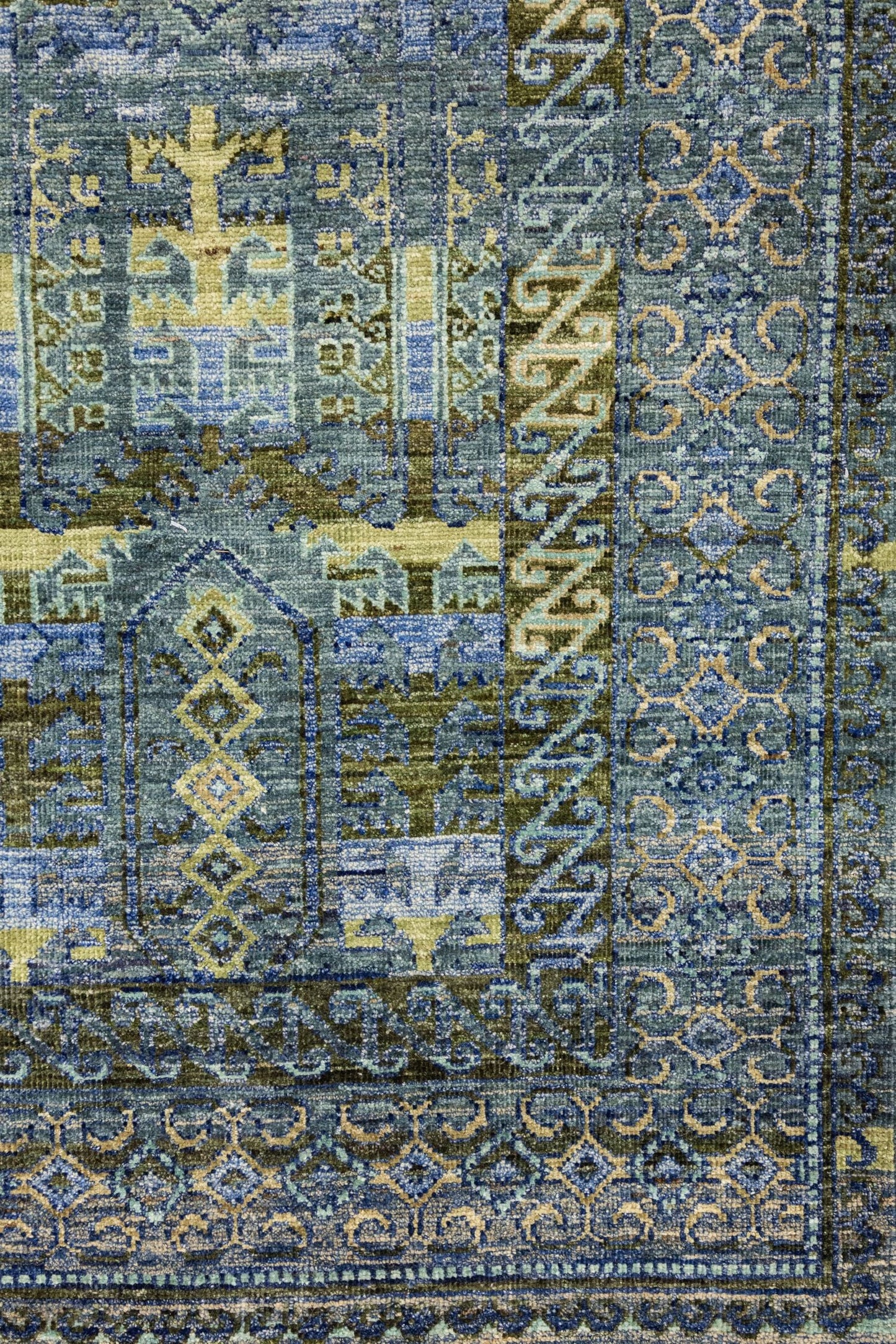 Baluchi Abrash Handwoven Tribal Rug, J87754