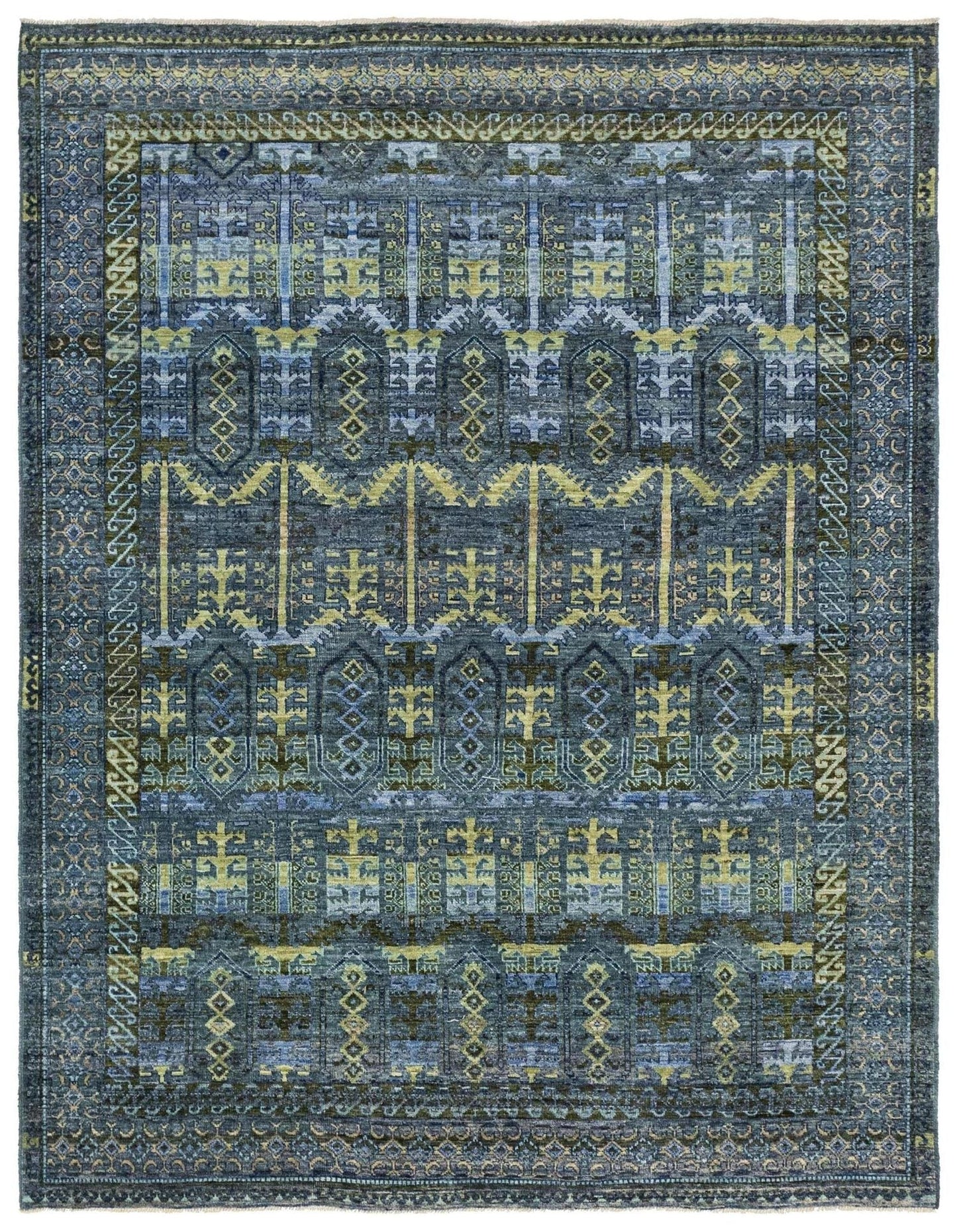  Baluchi Abrash Handwoven Tribal Rug